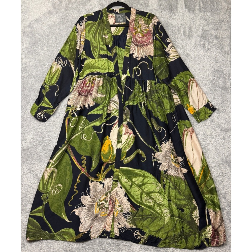 One Hundred Stars Passion Flower Kimono One Size Royal Botanic Gardens Kew Open
